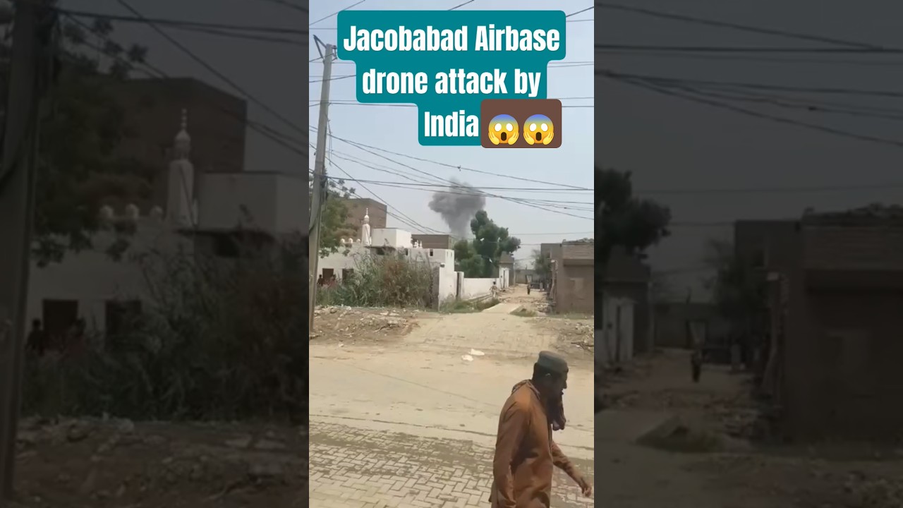 Jacobabad Airbase drone attack by India 