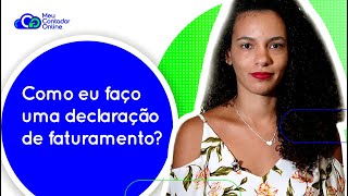 Descubra como emitir uma declaracao de faturamento para a sua empresa