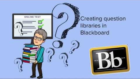 How to create a question pool and test in Bb