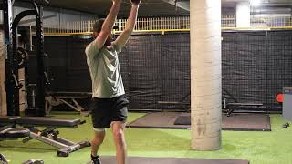 Split Squat with Overhead Press