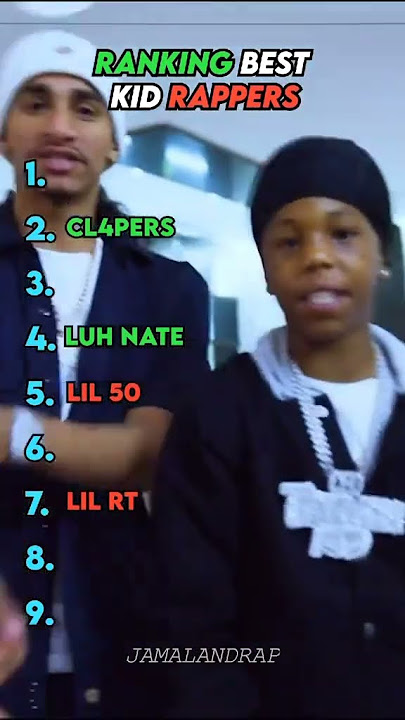 Ranking Best Kid Rappers #hiphop #rap #cl4pers #lilrt
