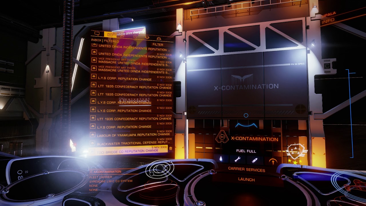 The ship log of the mega-ship The ZURARA is not displayed correctly. 2/2 [Elite Dangerous]