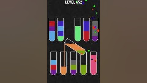 Water Sort Puzzle   level 652 !!! Mobile Cell Phone Game Walkthrough Android / Apple