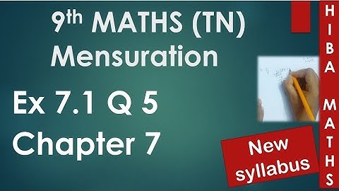 9th maths chapter 7 exercise 7.1 question 5 tn samacheer hiba maths