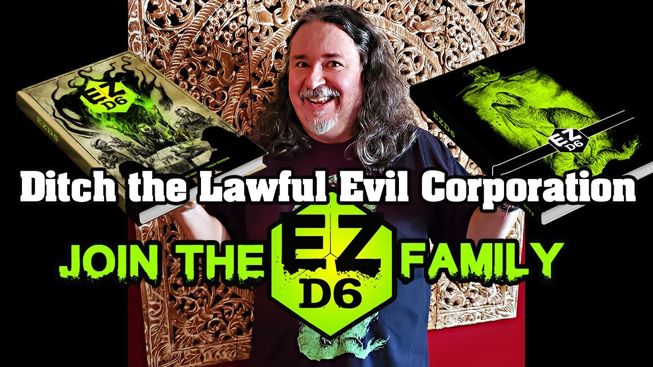 Ditch the Lawful Evil Corp, Play EZD6 RPG from Runehammer Games