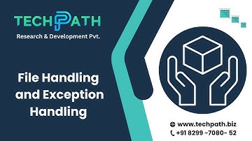 File Handling and Exception Handling