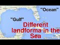 Different Landform in the Sea | سمندر کے اندر زمین کی مختلف حالتیں