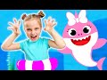 Underwater story for kids witch Fursiki show Baby shark song