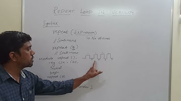 Repeat Loop in Verilog HDL - Practical Example & Testbench || Learn Thought || S Vijay Murugan