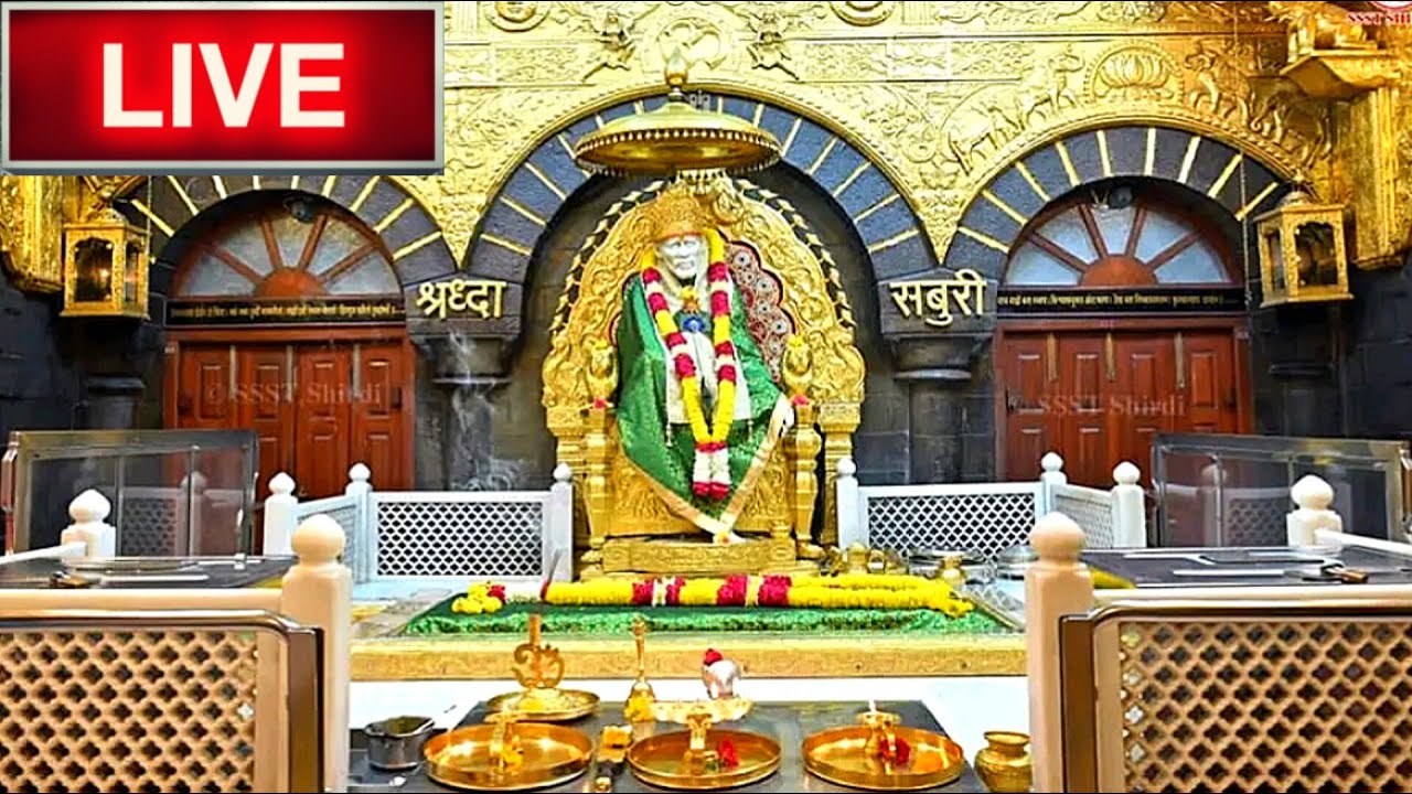 Live Shirdi Sai Baba Aarti  Darshan Today 28 APRIL  2024