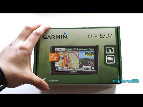 Garmin Nuvi 57LM GPS Unboxing