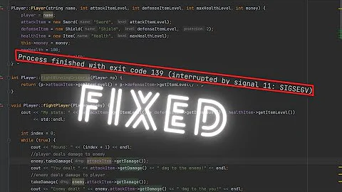 C++ | How to fix exit code 139 (interrupted by signal 11) | Student Help