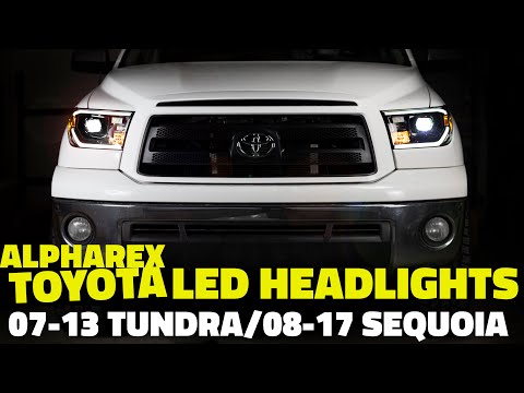 AlphaRex Tundra/Sequoia LUXX LED Headlights Install & Review | 2007-2013 Toyota 08-17 Tundra Sequoia