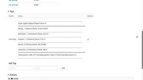 Automatic logging from Keras and TensorFlow