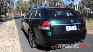 2014 Holden VF Calais V V8 Sportwagon engine sound and 0-100km\/h