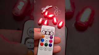 RGB LED mini wireless light functionality