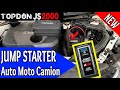 TOPDON JS2000 Jump Starter Avviatore Emergenza Booster Per Auto 12V 2000A 16000mAh Batteria