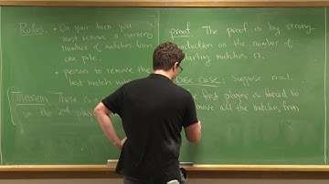 Fundamentals of Mathematics - Lecture 12: Strong Ind, Nim, and the Fundamental Theorem of Arithmetic