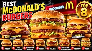 8 Most Famous McDonald's Burgers in the USA Ranked!!