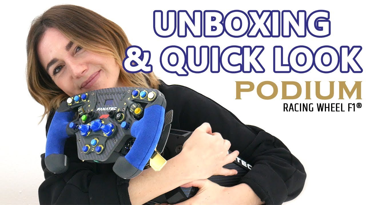 Unboxing & Quick Look l Fanatec Podium Racing F1 PS4 by SimRacingGirl - YouTube