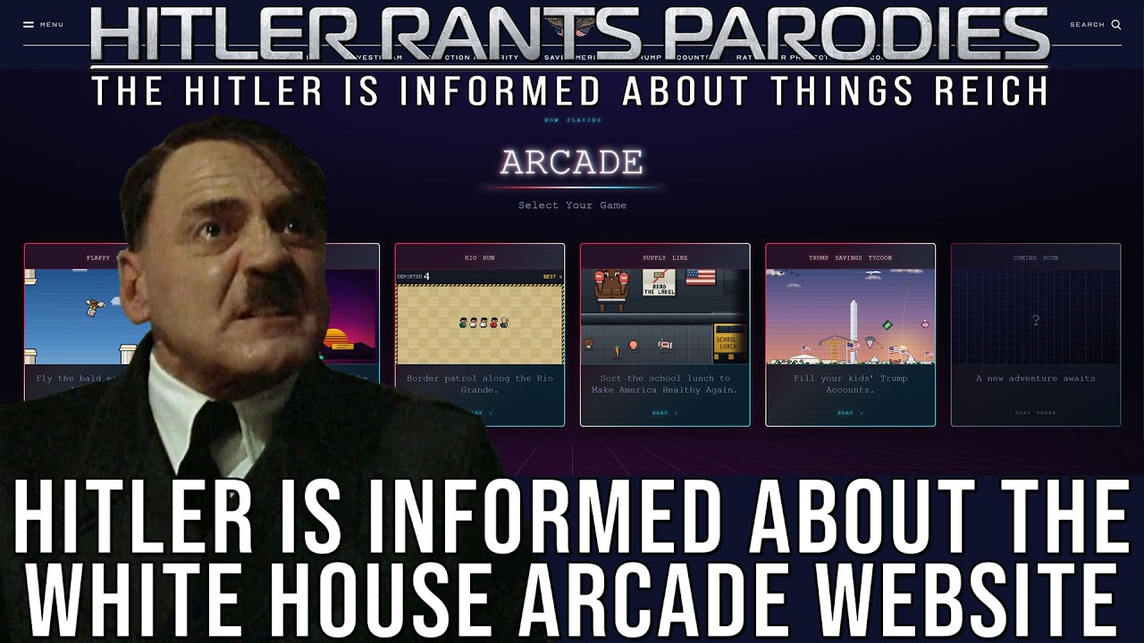 Hitler is informed about the White House arcade website