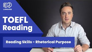 TOEFL Reading Skill 6: Rhetorical Purpose with Jay!