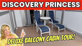Discovery Princess Deluxe Balcony Cabin Tour