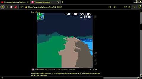 VOXELSPACEYKK VOXEL SPACE FIRST RELEASE PICO 8 Fantasy Virtual Console Lexaloffle Games www lexaloff