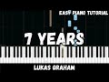 Lukas graham  7 years easy piano tutorial