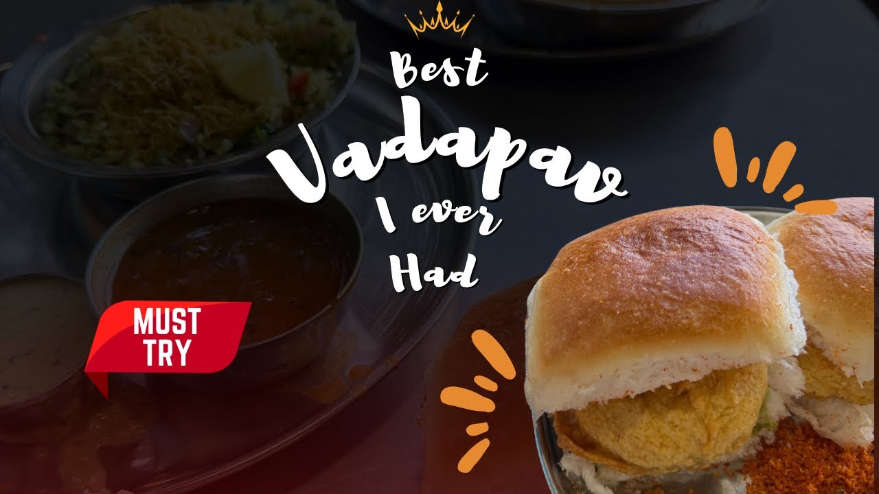 Best Vada Pav I Ever Had | Pune Best Poha and Vada Pav