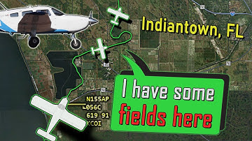 Piper PA28 | LOSING ENGINE POWER | Gliding for Emergency Landing