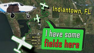 Piper PA28 | LOSING ENGINE POWER | Gliding for Emergency Landing