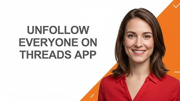 Unfollow Everyone On Threads App - AshleyHowTo
