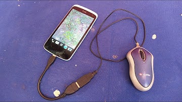 Control any android phone by mouse using OTG piece