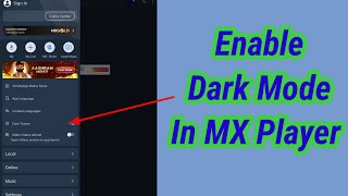 How to enable dark mode in MX player app | MX player dark mode enable screenshot 4