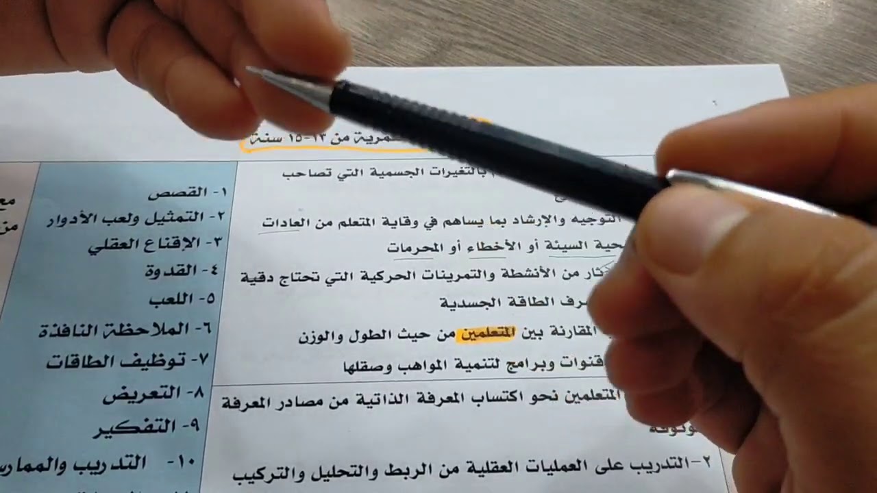 الخصائص العمرية لتلاميذ المرحلة المتوسطة /محمد أبوشاكر لعبودي
