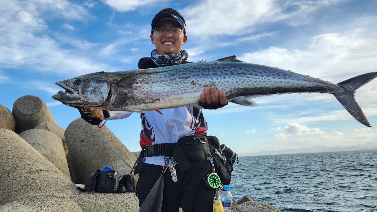 울산 슬도 도보권 대삼치(110cm) 루어낚시