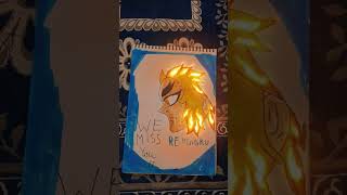 easy rain Goku glowing art viral