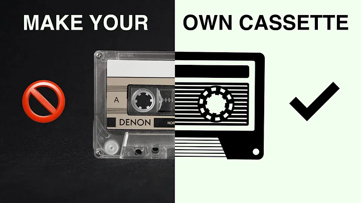 How to make YOUR OWN cassette tapes + FREE J-card template