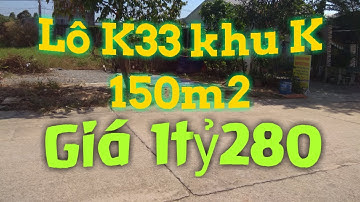 Cần bán đất lô K33 thuộc khu K Mỹ Phước 3 Bình Dương trên trục đường KK4 giao đường DK5A giá 1ty280.