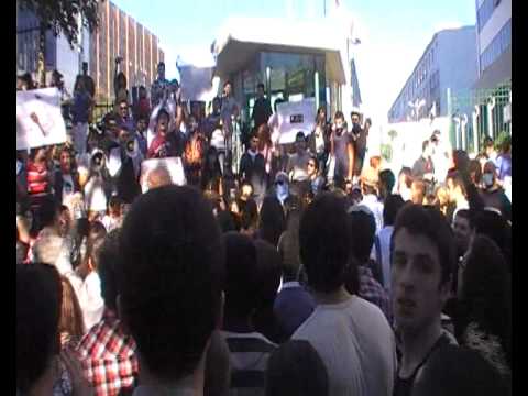 იუსტიციის სახლთან მიტინგი