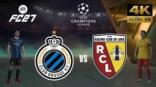 FC 27 - Club Brugge vs Lens - Champions League 26/27 - All Goals & Full Match - PC[4K60]