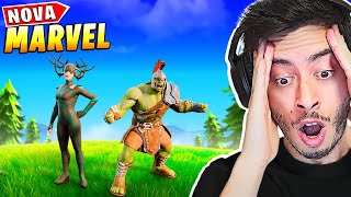 HELA E NOVO HULK INVADIRAM O FORTNITE!