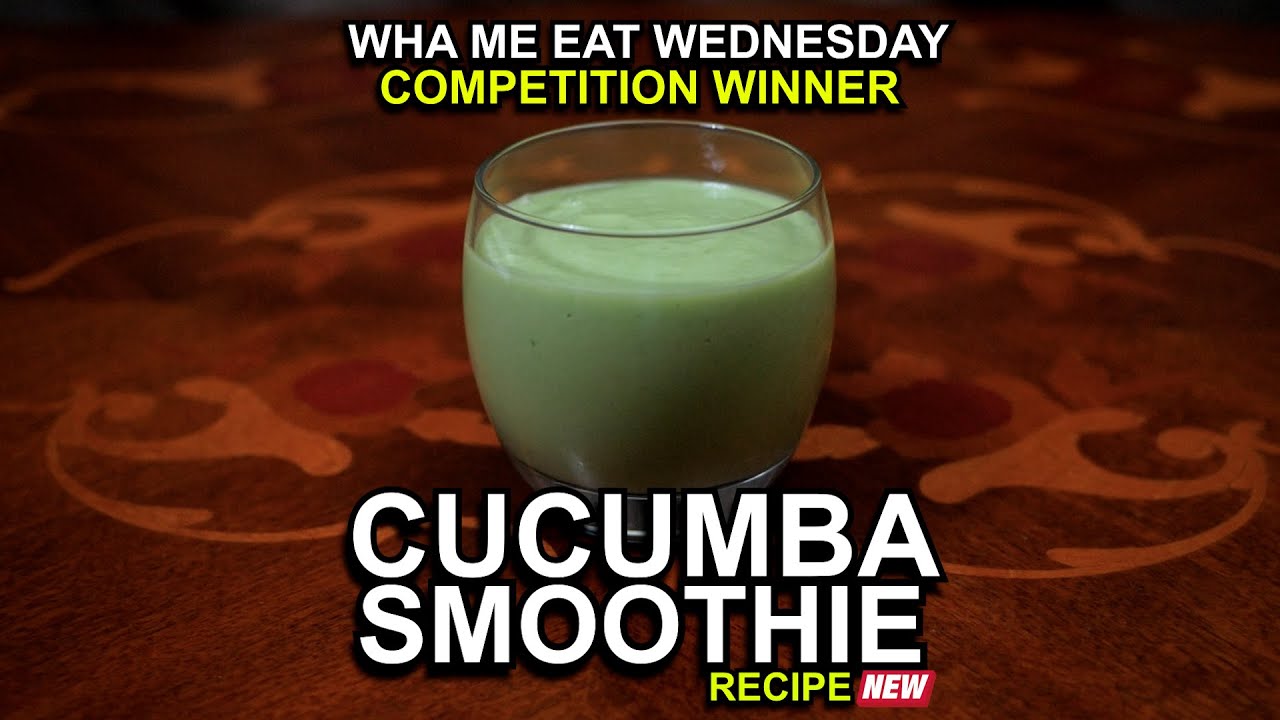 ⁣Macka B's Wha Me Eat Wednesdays 'Cucumba Smoothie' Competition Winner Recipe