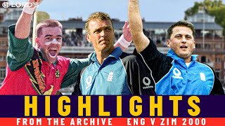 Stewart & Gough Star for Eng & It's Flower Power for Zim! | Classic ODI | England v Zimbabwe 2000