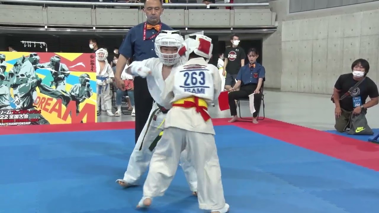 4G12コート組手 小学3年生男子重量級【新極真会】カラテドリーム