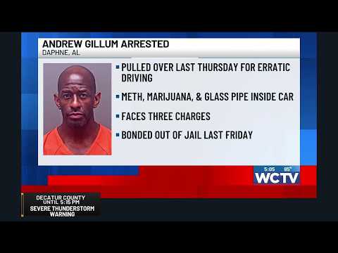 Former Tallahassee mayor Andrew Gillum arrested in Alabama for drug possession