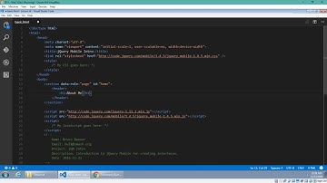CIS165 L14 jQuery Mobile