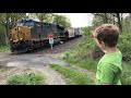 TRAIN TRACKERS #8 - CSX FREIGHT TRAINS