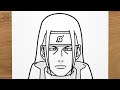 How to draw HASHIRAMA SENJU (Naruto) step by step, EASY